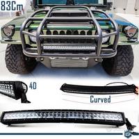 Barra Led 6000K Curva Hummer H1 H2 H3 Regolabile
