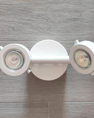 Faretto, 4 punti luce, bianco.
