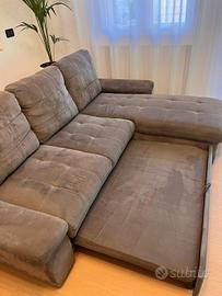 Divan letto con penisola . 220 cm
