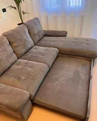 Divan letto con penisola . 220 cm