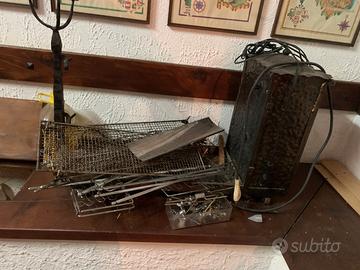 girarrosto per caminetto