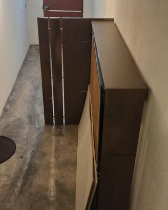 Letto contenitore con rete