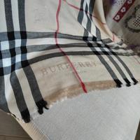 Sciarpa 100% cashmere donna Burberry 