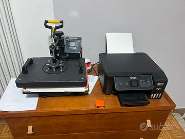 termopressa con stampante permuto con minimoto