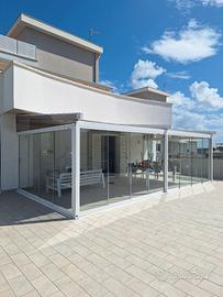 pergole con vetrate panoramiche 