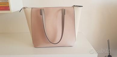 Borsa shopper Accessorize rosa-panna
