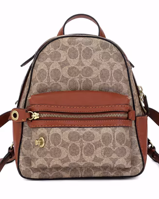 Zaino Coach Campus 23 Signature – Marrone