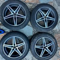 Set 4 cerchi lega OZ + Pneum. 205/55 R16 invernali