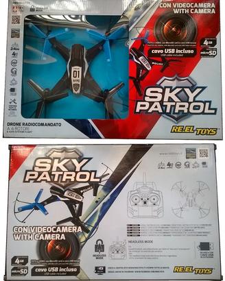 Drone Radiocomandato SKY PATROL RE.EL TOYS