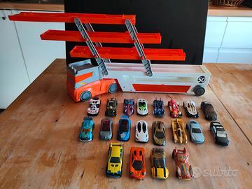 Hot Wheels 20 auto + Camion Bisarca - LOTTO #1