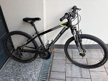 Mtb misura 24 rockrider st 500 nera