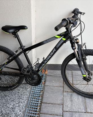 Mtb misura 24 rockrider st 500 nera