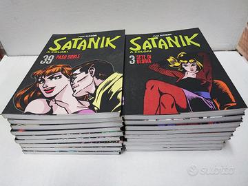 Lotto 18 fumetti Satanik a colori Numeri vari