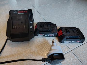 Caricabatterie e 2 batterie Bosch Professional