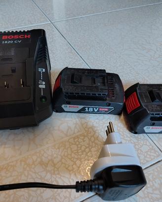 Caricabatterie e 2 batterie Bosch Professional