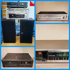 LOTTO HI-FI VINTAGE ANNI70/80.RCF, SCOTT, TEAC ECC