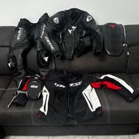 Dainese tuta divisibile in pelle tg 54/56