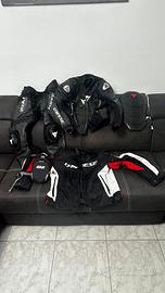Dainese tuta divisibile in pelle tg 54/56