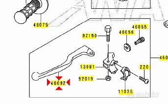 Leva frizione Kawasaki KLX 300 460921110