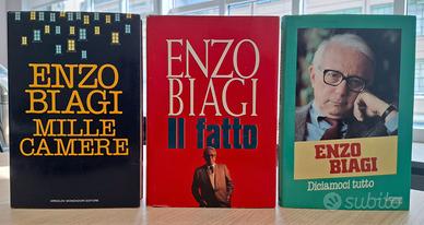 Enzo Biagi - 3 libri originali Mondadori
