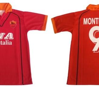 Maglia replica Roma n°9 Montella 2001-2002 tg XL