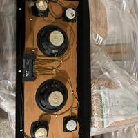 Pianale auto con tweeter e crossover coral