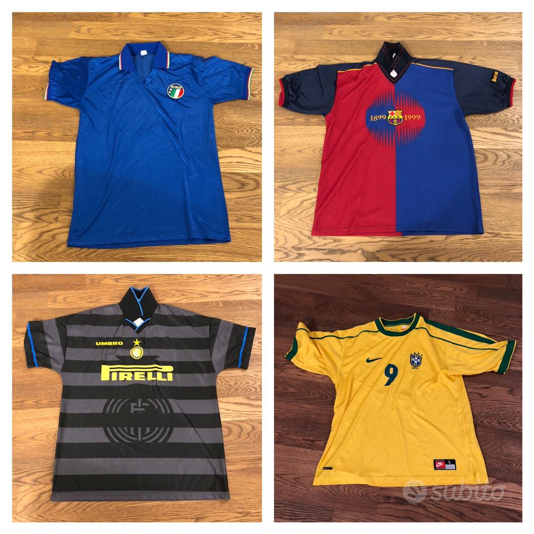 Maglie calcio vintage Italia Inter Brasile Barça - Sports In vendita a  Napoli