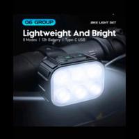 luce bicicletta anteriore a led 