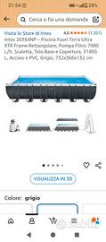  piscina NUOVA Intex 732x366x132