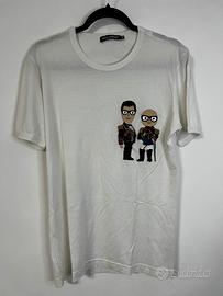 T-shirt dolce & gabbana M bianco dg family