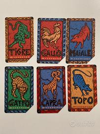 6 schede telefoniche Telecom oroscopo cinese