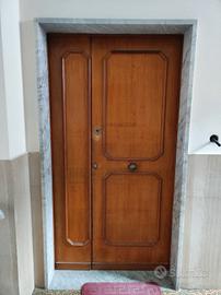 Portoncino legno 210x110 cm doppio battente