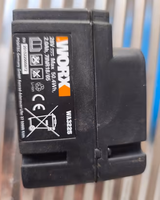 batteria worx landroid 28v 2 ampere 