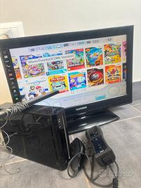 Nintendo Wii - console con giochi cavi e controlle
