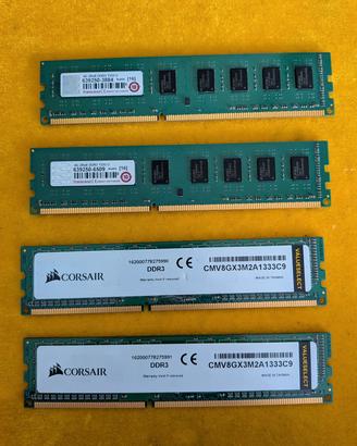 Kit memoria  RAM DESKTOP  DDR3  16GB 1333 MHz