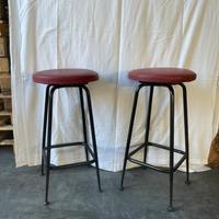 Coppia di sgabelli stile industrial anni ‘50