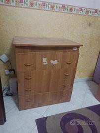 cassettiera - fasciatoio per cameretta