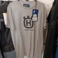 Husqvarna Replay Tee Grey T-Shirt Taglie: S, L e X