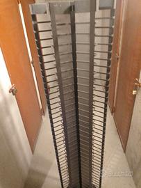 Colonna in metallo porta Dvd 