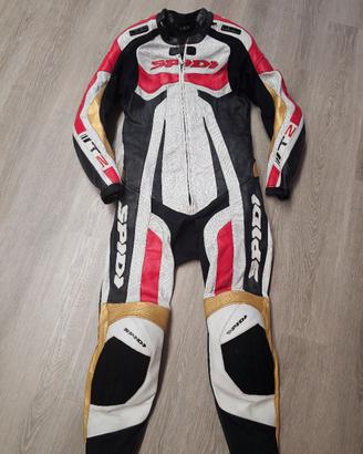tuta in pelle moto spidi intera