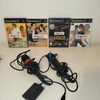 Singstar PS2 pacchetto completo
