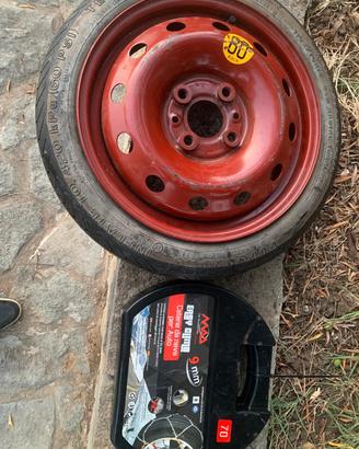 Ruota di scorta e catene neve