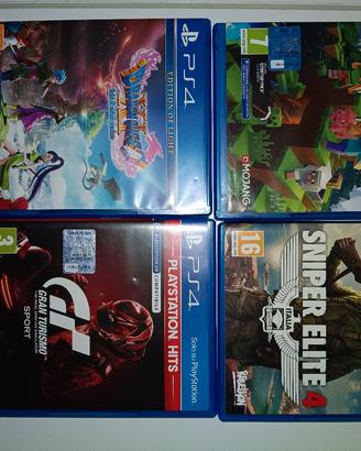 4 giochi per PS4 