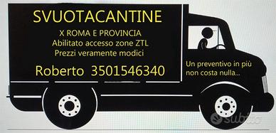 Svuota Cantine Roma e Provincia prezzi Low Cost