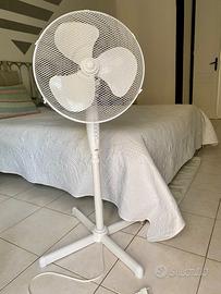 Ventilatore a piantana OK – bianco, regolabile