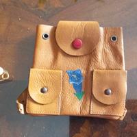 portamonete cuoio vintage + cintura strass