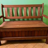 Cassapanca sia da esterno che da interno