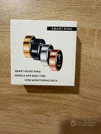 Smart Ring Gold - Monitoraggio Battito e App Real