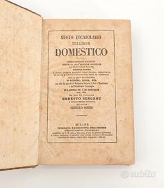 Sergent Nuovo Vocabolario Italiano Domestico 1868