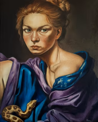 olio su tela Cleopatra 